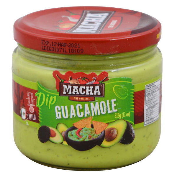 Sauce avocat pour chips guacamole 315g Macha