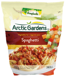 Légumes pour spaghetti 750g Bonduelle Article Gardens