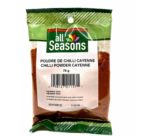 Poudre de chili cayenne 70g All seasons