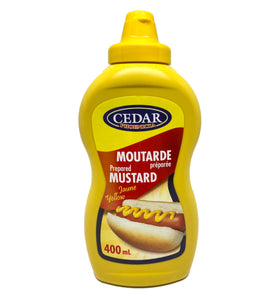 Moutarde jaune préparée 400ml Cedar