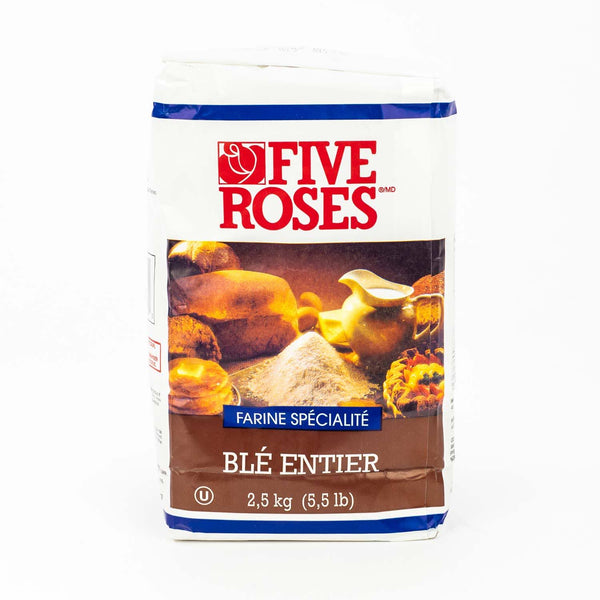 Farine de blé entier 2.5kg Five Roses