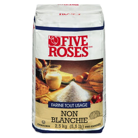 Farine tout usage non blanchie 2.5kg Five Roses