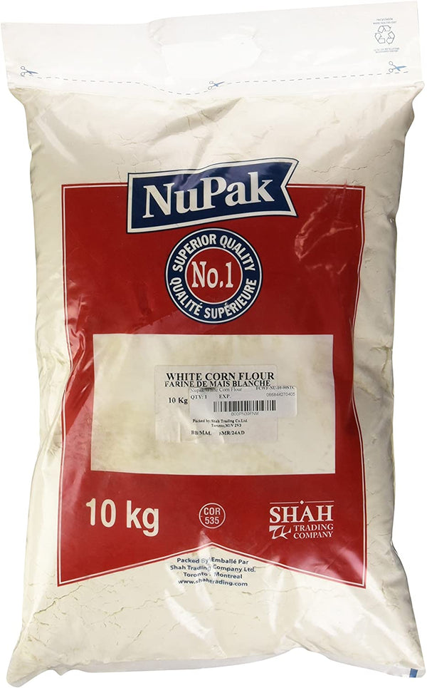 Farine de maïs blanche 10kg Nupak