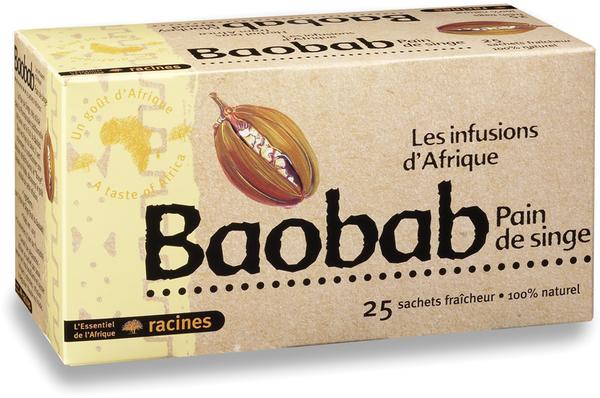 Thé baobab 100% naturel les infusions d'afrique 25sachets