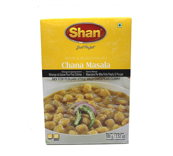 Chana masala mélange épices pour pois Chiches 100g Shan