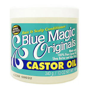 Shea butter and aloe vera Blue Magic Originals castor oil 340g